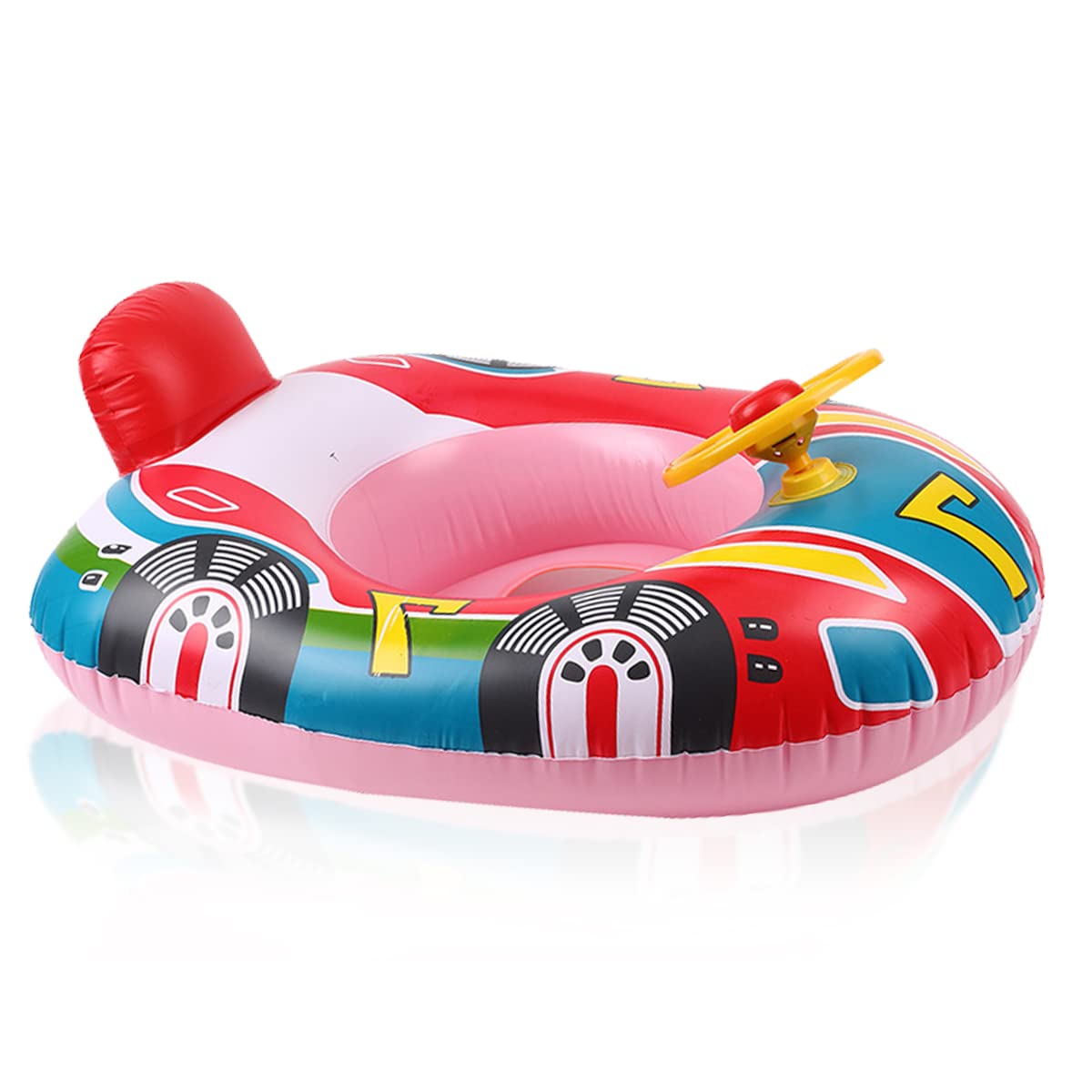 Proberos Inflatable PVC Float Seat Toy for Swimming Pool Baby Float Child Cute Swim Float Seat Safe Anti-flip Over Pool Float Seat for 3 Years Old and Under Proberos Inflatable PVC Float Seat Toy for Swimming Pool Baby Float Child Cute Swim Float Seat Safe Anti-flip Over Pool Float Seat for 3 Years Old and Under